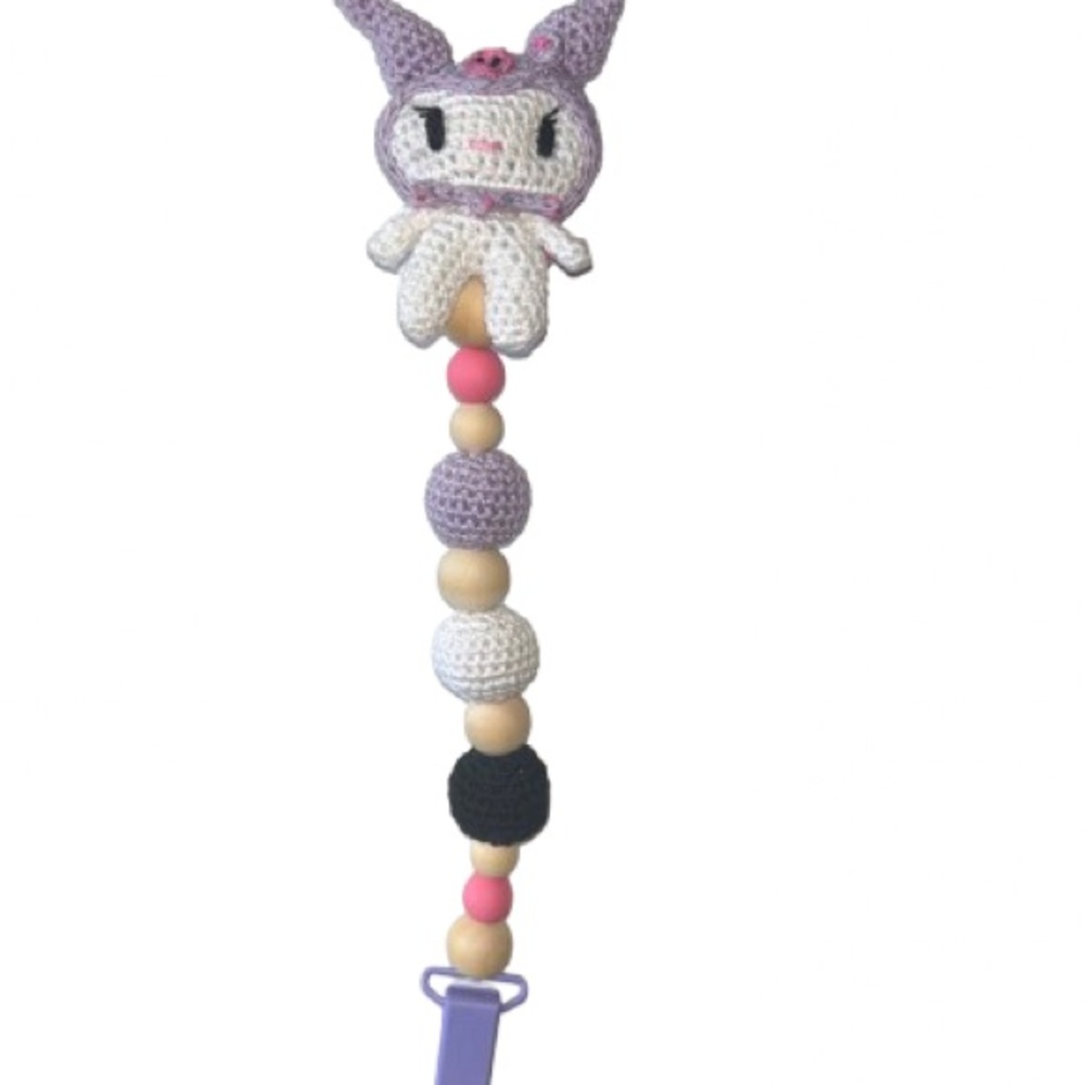 Kuromi Hello Kitty Pacifier Holder